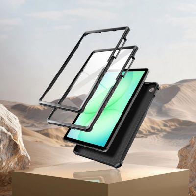 3. Tech-Protect Kevlar Pro Case for Samsung Galaxy Tab A9+ / A11+ - Black