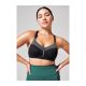 2. CASALL Front Zip Sports Bra Gray