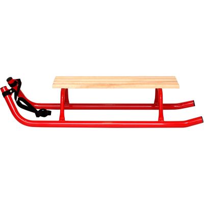 3. METAL SLEDGE FOR SLEEPING 2 PEOPLE, REINFORCED, RED