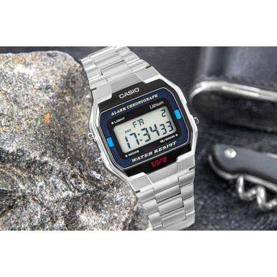 13. CASIO A163WA-1QES Unisex Watch + BOX