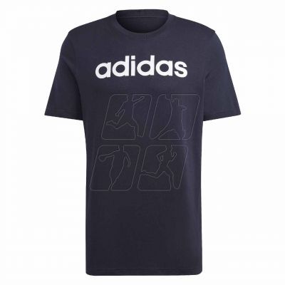 adidas Essentials Single Jersey Linear Embroidered Logo Tee M IC9275