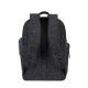 19. RIVACASE Anvik 15.6" laptop backpack, 15L, black, made of waterproof material, pockets for a 10.5" tablet, smartphone, documents, accessories, bottle