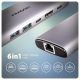 Axagon HMC-6G2L Wired Docking Station USB 3.2 Gen 2 (3.1 Gen 2) Type-C Aluminum