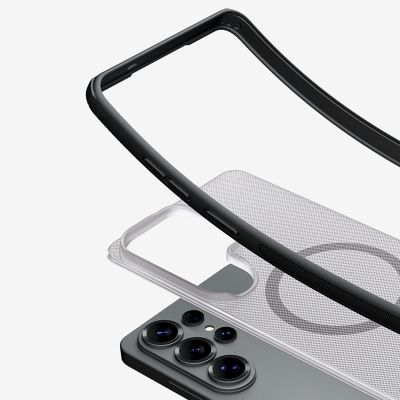 10. Nillkin Super Frosted Shield Pro Magnetic Case Compatible with MagSafe for Samsung Galaxy S26 Ultra - Translucent Black