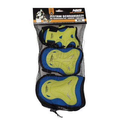 20. Protectors set Nils Extreme navy-lime H716 rL