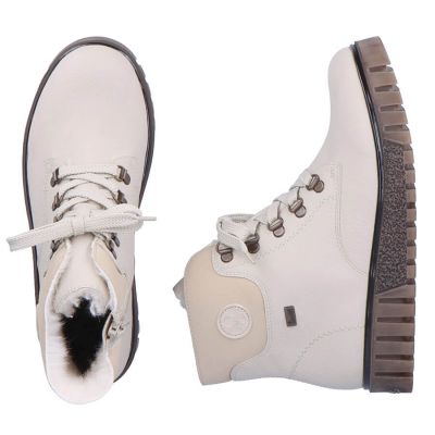 29. Waterproof beige women's hiking boots Rieker Y3433-60