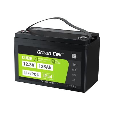 50. Green Cell CUBE LiFePO4 battery 125Ah 12V/12.8V 1600Wh LFPGC12V125AH