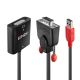 Lindy 38184 0.2m DVI-D VGA (D-Sub) + USB Cable Adapter Black, Orange