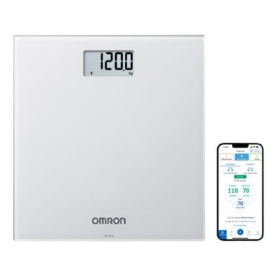 3. Omron HN-300T2-EGY Intelli IT Bathroom Scale White