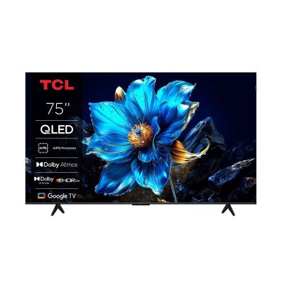 2. TCL 75T69C QLED 75" 4K Ultra HD Google TV Dolby Atmos DVB-T2 Metallic