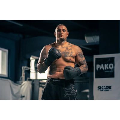 6. 10oz Boxing Gloves - Hammer Black - Valor Series