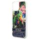 6. Guess GUHCP14SLFLSB iPhone 14 6.1 "blue / blue hardcase Flower Liquid Glitter