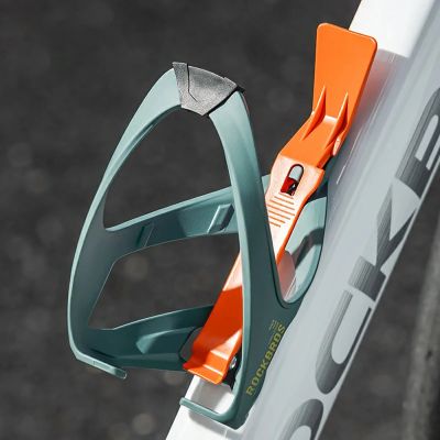 3. Rockbros 310013002 ROAD TO SKY Bottle Cage with Tire Lever - Blue-Orange