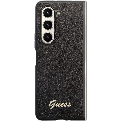 2. Guess Glitter Script case for Samsung Galaxy Z Fold 5 - black