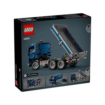 7. LEGO TECHNIC 42203 Tipping Dumper Truck