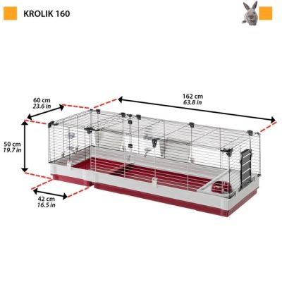 4. FERPLAST Krolik 160 - rabbit cage