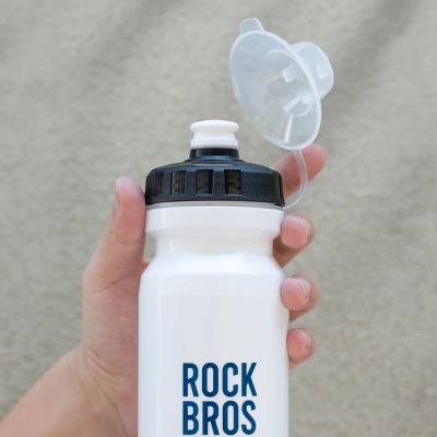 4. Rockbros 600 ml Bike Bottle - White