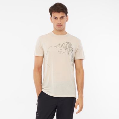 7. VIKING Morain Man Bamboo Men's T-Shirt, Beige