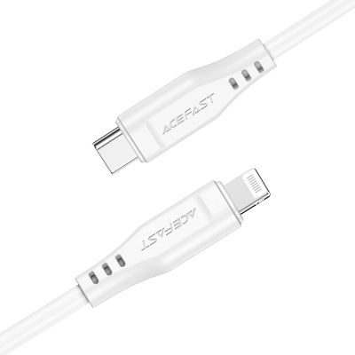 2. Acefast C3-01 Lightning - USB-C PD cable 30W 3A 480Mb/s 1.2m - white