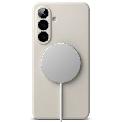 4. Ringke Silicone MagSafe Case for Samsung Galaxy S26+ - Beige