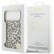 8. Guess IML Leopard Glitter Triangle Logo MagSafe Case for iPhone 17 Pro Max / 18 Pro Max - Black