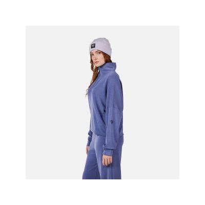 4. ROSSIGNOL W CHAVANETTE HZ SCUBA FLEECE women's sweatshirt blue