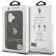 8. US Polo DH and Bottom Stripe Logo MagSafe iPhone 17 Case - Black