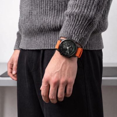 10. Tech-Protect Motion Strap for Garmin Fenix 5X / 5X Plus / 6X / 6X Pro / 7X / 8 / 8 Pro / 9 / 9 Pro (47 mm) – orange