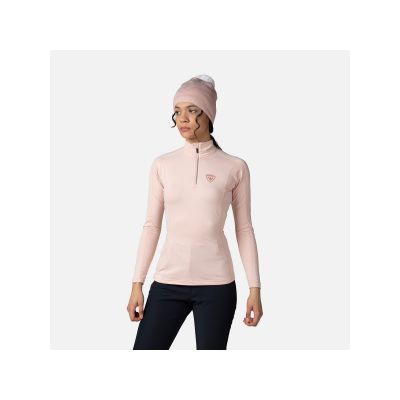 3. Rossignol W Classique 1/2 Zip Pink Sweatshirt