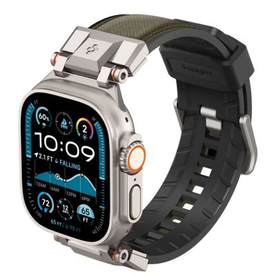 7. Spigen DuraPro Armor Strap for Apple Watch 44 / 45 / 46 / 49 mm - Green