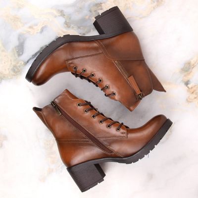 6. Potocki W WOL177B platform ankle boots in camel