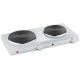 Severin DK 1042 cooktop White Countertop Sealed hob 2 zones
