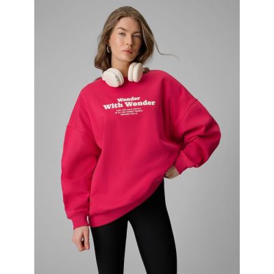 Women's oversize sweatshirt without hood 4F 4FRSS26TSWSF2993-53S