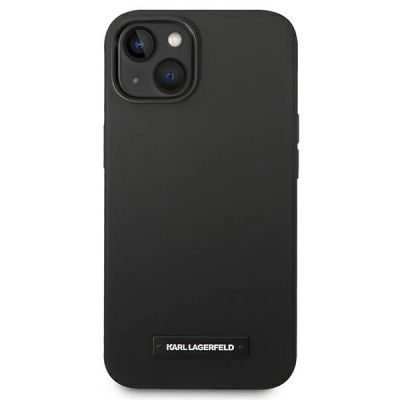 3. Karl Lagerfeld KLHMP14MSLMP1K iPhone 14 Plus 6.7 "hardcase black / black Silicone Plaque Magsafe