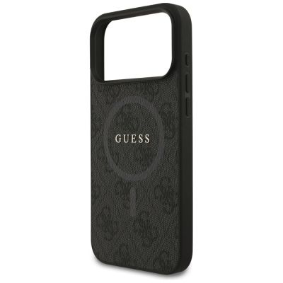 6. Guess 4G Ring Classic Logo MagSafe case for iPhone 17 Pro Max - black
