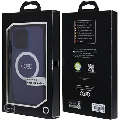4. Audi IML Big Logo MagSafe case for iPhone 13 Pro / 13 - blue