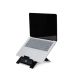2. Riser Flexible Laptop Stand – adjustable – black – Black – 25.4 cm (10 inches) – 55.9 cm (22 inches) – aluminium – 5 kg – 135–220 mm
