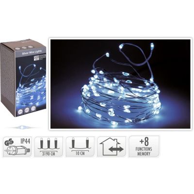 10. WIRE LAMPS GARLAND 320 LED COOL WHITE