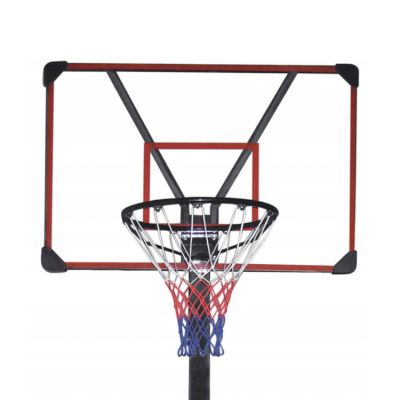 2. Basketball Hoop Set with Mobile Height-Adjustable Stand Lean 225–305 cm