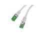 2. LANBERG PATCHCORD S/FTP CAT.7 LSZH CU 2M GRAY FLUKE PASSED PCF7-10CU-0200-S