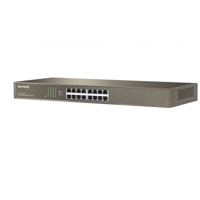 3. Tenda TEG1016G Network Uplinks Unmanaged Gigabit Ethernet (10/100/1000) 1U Blue