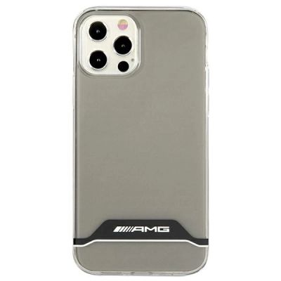3. AMG Electroplate Black&White Case for iPhone 12 / 12 Pro - Transparent