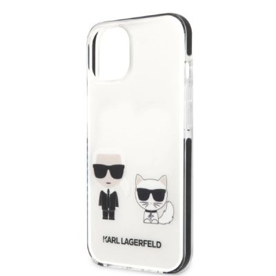 6. Karl Lagerfeld KLHCP13STPEKCW iPhone 13 mini 5.4" hardcase white/white Karl&Choupette