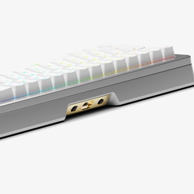 4. Glorious GMMK 3 Pro HE Wireless Keyboard 65% Custom Gaming-Tastatur - Pre-Built, ANSI (USA), Fox HE Switches, silver