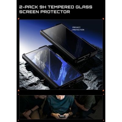 8. Supcase UB Aero MagSafe 2-Set Case for Samsung Galaxy Z Fold 8 Ultra - Black