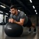 8. VIRTUFIT ANTI-BURST PRO GYM BALL WITH PUMP GREY 65 CM