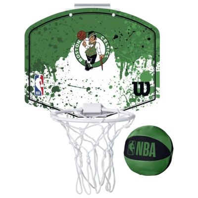 2. Wilson NBA Team Boston Celtics Mini Hoop Basketball Backboard WTBA1302BOS