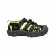 Keen Newport H2 Black/Lime Green Kids' Summer Hiking Sandals (1009942)