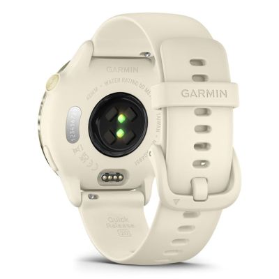 14. Garmin Vivoactive 6 42mm Bone/Lunar Gold watch