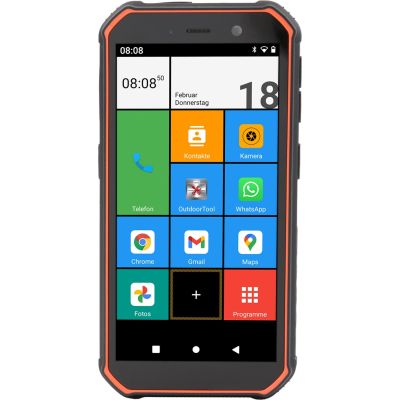 Olympia TREK Phone 14cm (5.5") Dual SIM Android 10.0 4G USB Type-C 3GB 32GB 5000mAh - Orange